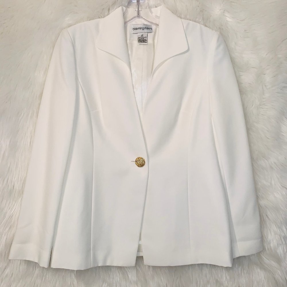 NWOT BLOOMINGDALES White Blazer